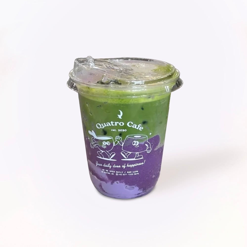 Taro Matcha Latte