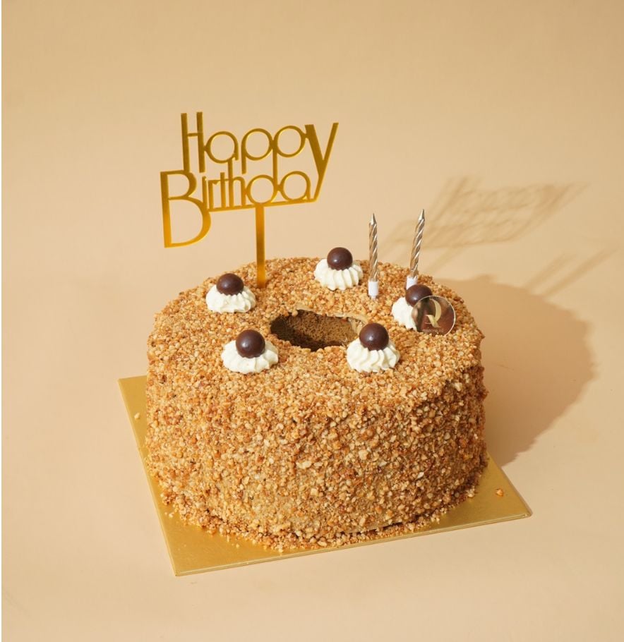 Mocha Nougat Chiffon (22cm)